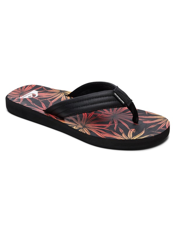 quiksilver, Carver - Sandals for Men, BLACK/BLACK/YELLOW (xkky) 0 Carver - Sandals for Men Black AQYL100809 Quiksilver