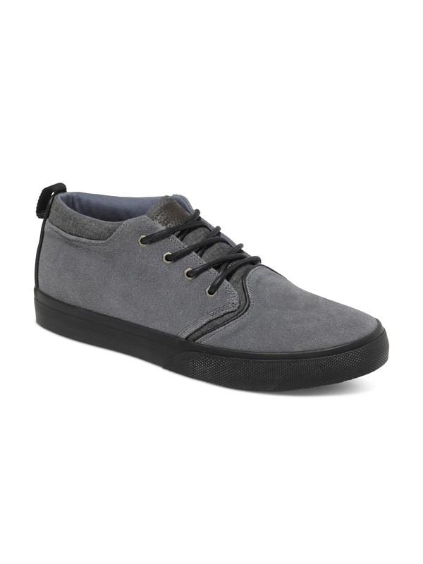 quiksilver, Griffin Suede Mid-Top Shoes, GREY/GREY/GREY (xsss) 0 Griffin Suede Mid-Top Shoes AQYS300005 Quiksilver