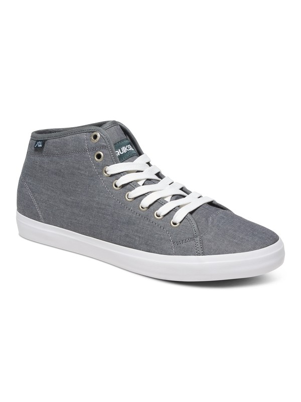 quiksilver, Cove Mid Canvas Shoes, GREY/GREY/WHITE (xssw) 0 Cove Mid Canvas Shoes AQYS300010 Quiksilver
