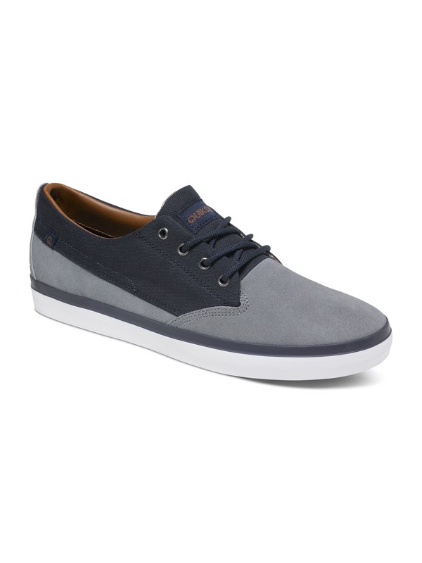 quiksilver, Beacon Suede - Scarpe allacciate, BLUE/BLUE/WHITE (xbbw) 0 Beacon Suede - Scarpe allacciate AQYS300015 Quiksilver