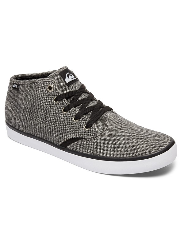 quiksilver, Shorebreak - Baskets en tissu mi-Hautes, GREY/BLACK/WHITE (xskw) 0 Shorebreak - Baskets en tissu mi-Hautes AQYS300029 Quiksilver