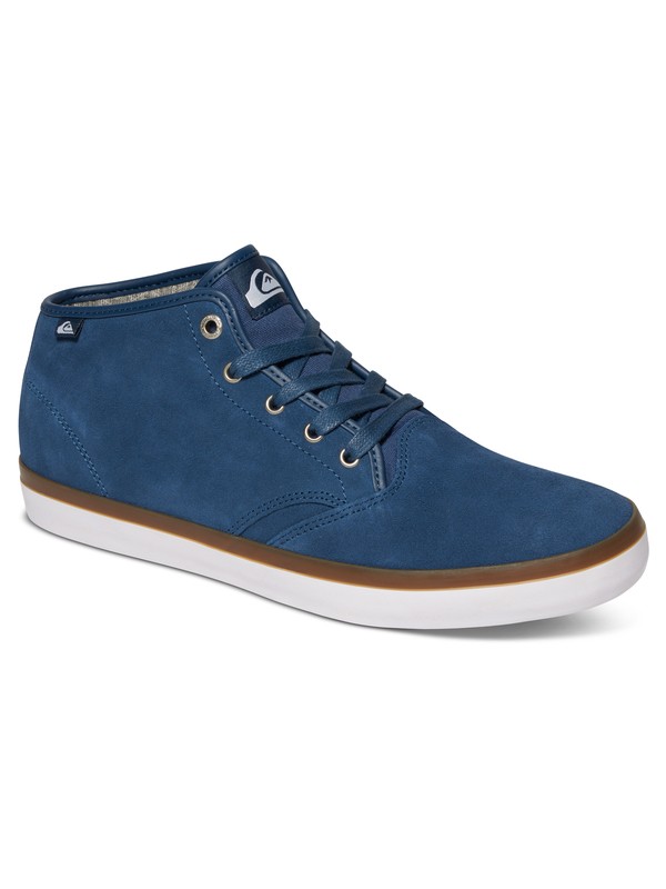 quiksilver, Shorebreak - Middelhoge Suède Schoenen, BLUE/BLUE/WHITE (xbbw) 0 Shorebreak - Middelhoge Suède Schoenen AQYS300030 Quiksilver