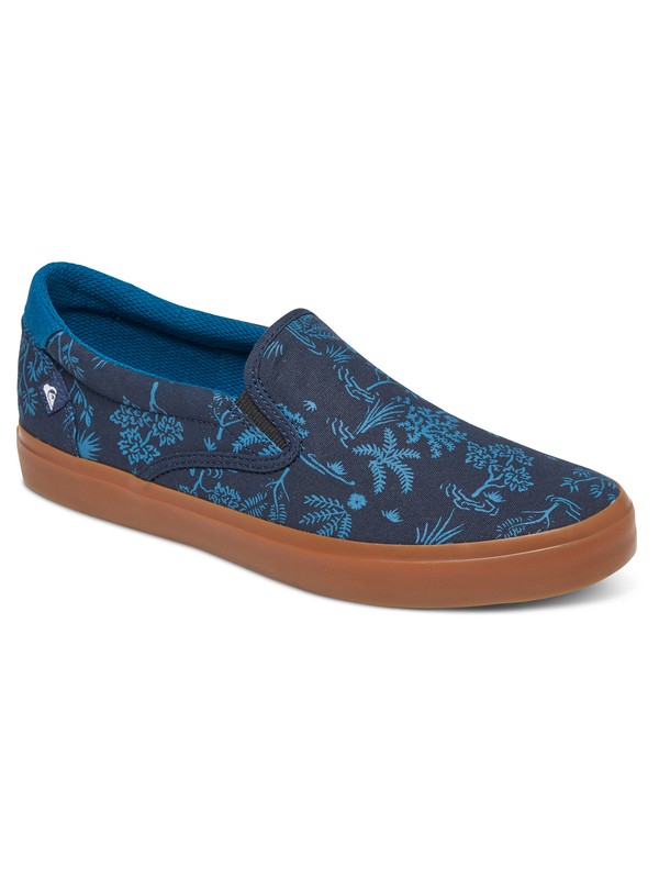 quiksilver, Shorebreak - Slip-On Shoes, BLUE/BLUE/WHITE (xbbw) 0 Shorebreak - Slip-On Shoes Blue AQYS300033 Quiksilver