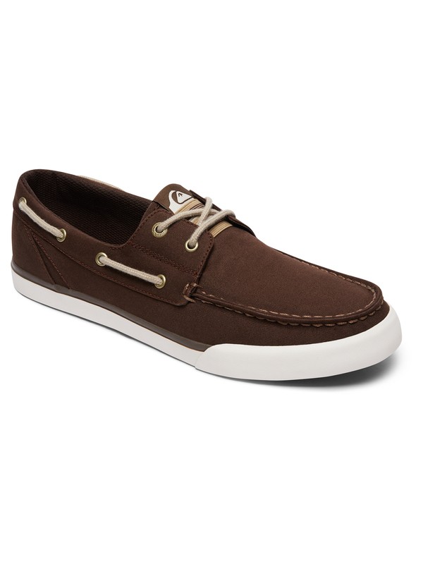 quiksilver, Spar - Segelschuhe für Männer, BROWN/BROWN/WHITE (xccw) 0 Spar - Segelschuhe für Männer Braun AQYS300052 Quiksilver