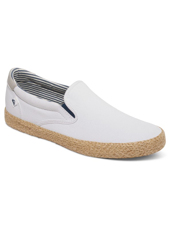 quiksilver, Shorebreak - Chaussures slip-On, WHITE/WHITE/BROWN (xwwc) 0 Shorebreak - Chaussures slip-On AQYS300056 Quiksilver