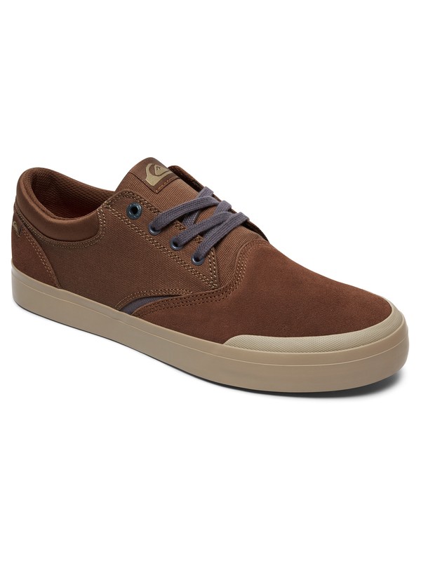 quiksilver, Verant - Baskets pour Homme, BROWN/BROWN/ORANGE (xccn) 0 Verant - Baskets pour Homme Marron AQYS300066 Quiksilver