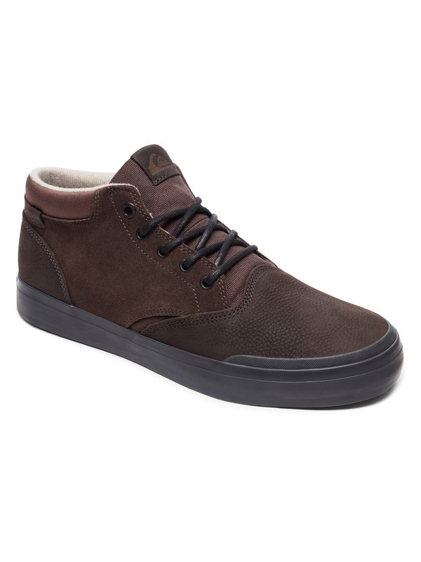 quiksilver, Verant Deluxe - Mid-Top Shoes for Men, BROWN/BROWN/BLACK (xcck) 0 Verant Deluxe - Mid-Top Shoes for Men Brown AQYS300072 Quiksilver