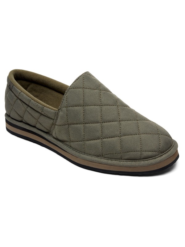 quiksilver, Surf Check Slip-On Shoes, GREEN/GREY/GREEN (xgsg) 0 Surf Check Slip-On Shoes Green AQYS700046 Quiksilver