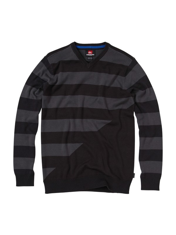 quiksilver, DIS SWEATER, DARK CHARCOAL (kta3) 0 DIS SWEATER AQYSW00006 Quiksilver