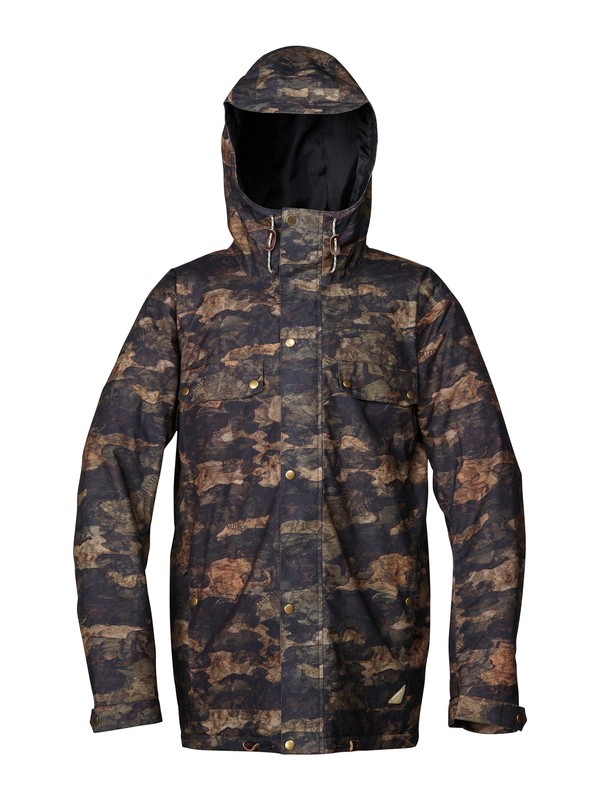 quiksilver, SELECT ALL JACKET, ATSUSHI CAMO (gza2) 0 SELECT ALL JACKET AQYTJ00018 Quiksilver