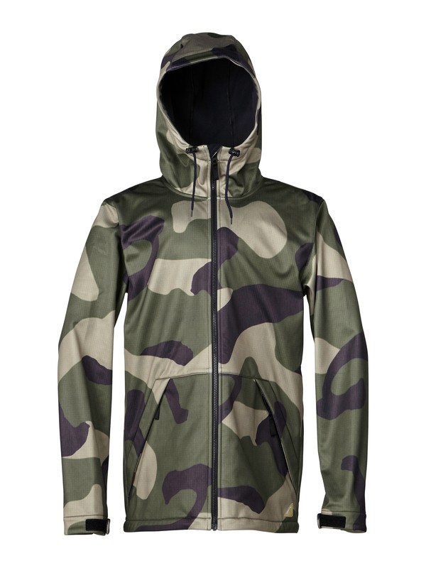 quiksilver, Magi 10K Softshell Jacket, MACROFLAGUE (gza1) 0 Magi 10K Softshell Jacket AQYTJ00020 Quiksilver