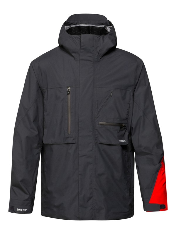 quiksilver, Over and Out GORE-TEX® Jacket, ASPHALT (kya0) 0 Over and Out GORE-TEX® Jacket AQYTJ00031 Quiksilver
