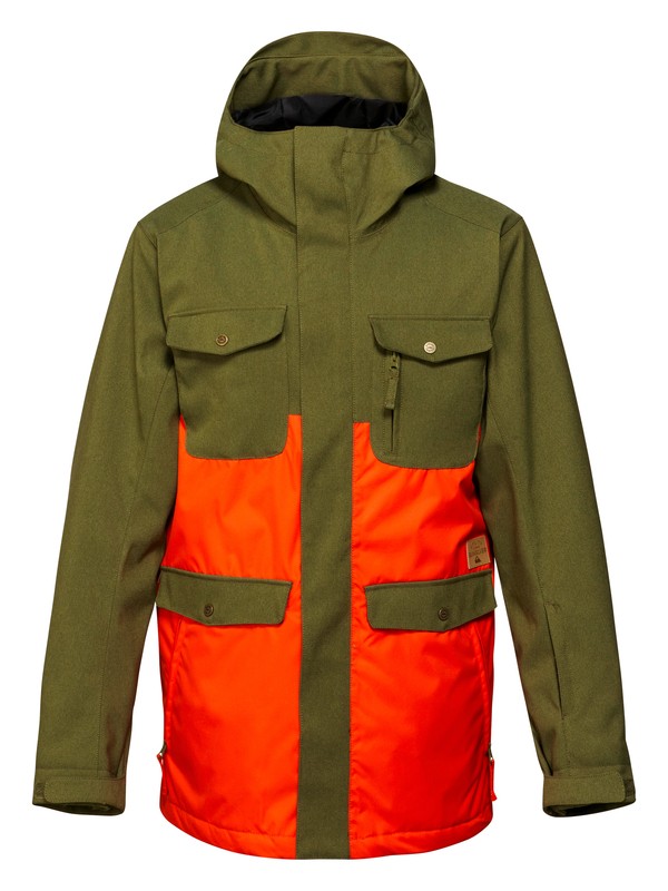 quiksilver, Reply Jacket Ins, WINTER MOSS (gzb0) 0 Reply Jacket Ins AQYTJ00039 Quiksilver