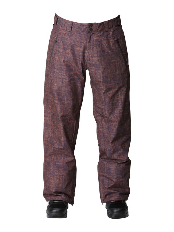 quiksilver, STILL SNOWING PANT, DEEP WOODS MELANGE (cnh1) 0 STILL SNOWING PANT AQYTP00004 Quiksilver
