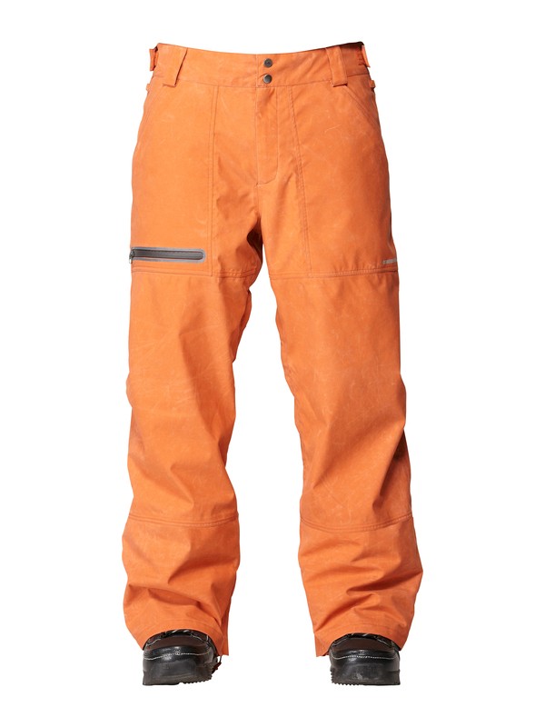 quiksilver, Dark And Stormy 15K Shell Pants, RUST (cnh0) 0 Dark And Stormy 15K Shell Pants AQYTP00006 Quiksilver