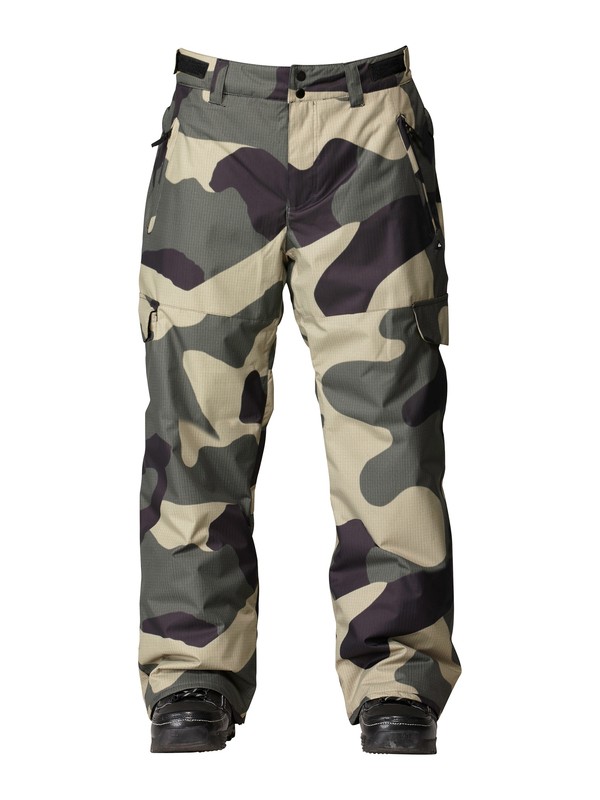quiksilver, PORTLAND INSULATED PANT, MACROFLAGUE (gza1) 0 PORTLAND INSULATED PANT AQYTP00008 Quiksilver