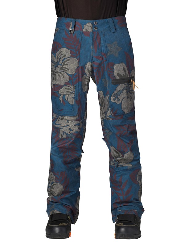 quiksilver, Dark And Stormy 15K Pants, ALOHA WILDFLOWER (bsg5) 0 Dark And Stormy 15K Pants AQYTP00019 Quiksilver