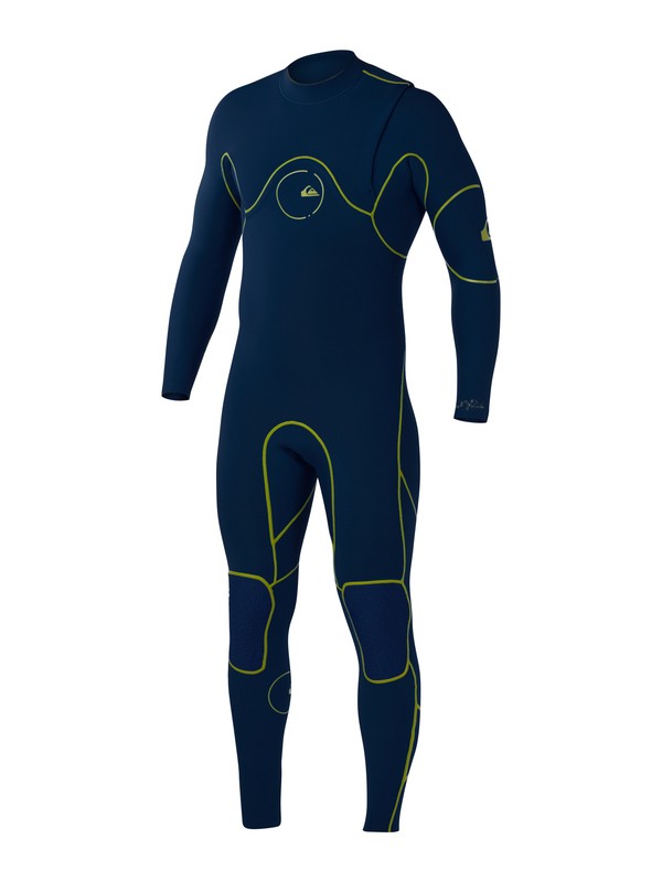 quiksilver, Ignite 3/2mm Zipperless Wetsuit, NAVY/GREEN (xbbg) 0 Ignite 3/2mm Zipperless Wetsuit AQYW103006 Quiksilver