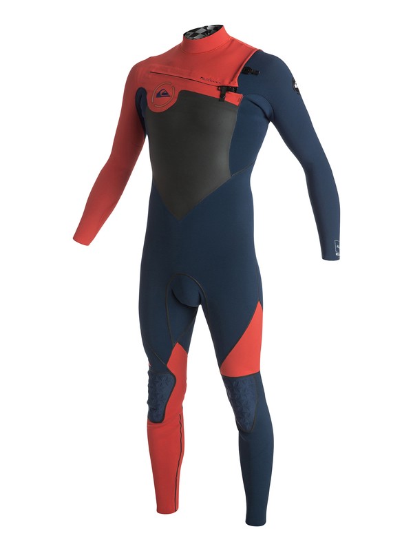 quiksilver, AG47 Performance 2/2mm - Traje de surf con cremallera en el pecho, INK BLUE/ ORANGE (xkkn) 0 AG47 Performance 2/2mm - Traje de surf con cremallera en el pecho AQYW103086 Quiksilver