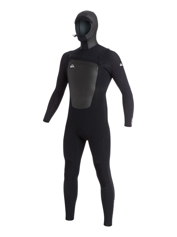 quiksilver, Traje de Neopreno Syncro 5/4/3mm Chest Zip Y Capucha, BLACK (kvd0) 0 Traje de Neopreno Syncro 5/4/3mm Chest Zip Y Capucha AQYW203004 Quiksilver