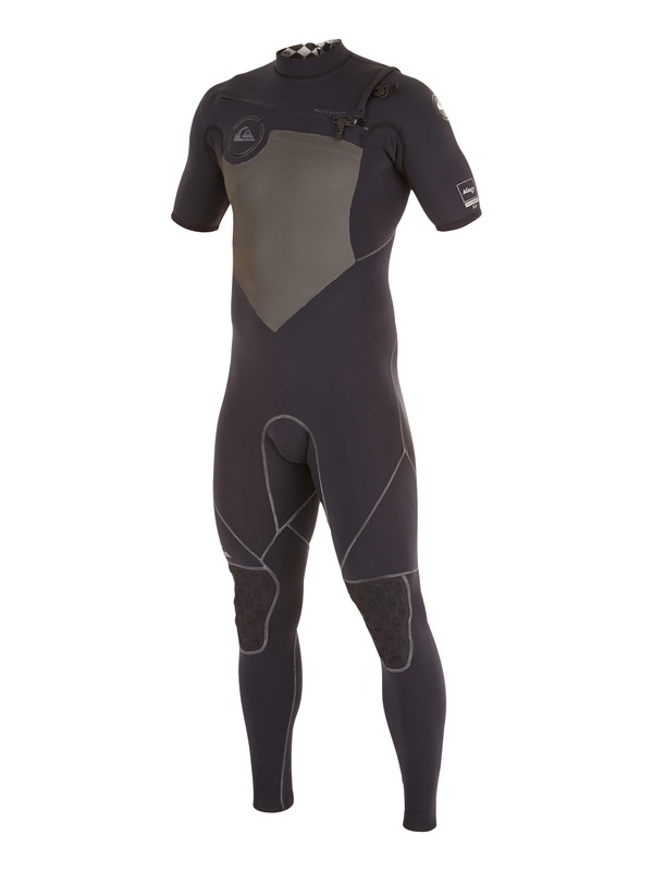 quiksilver, AG47 Performance 2/2mm Chest Zip Short Sleeve Wetsuit, BLACK (kvd0) 0 AG47 Performance 2/2mm Chest Zip Short Sleeve Wetsuit AQYW303015 Quiksilver