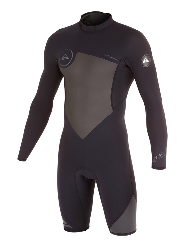 quiksilver, Syncro Flatlock 2/2mm Long Sleeve Springsuit, BLACK/ GRAPHITE (xkkk) 0 Syncro Flatlock 2/2mm Long Sleeve Springsuit AQYW403006 Quiksilver