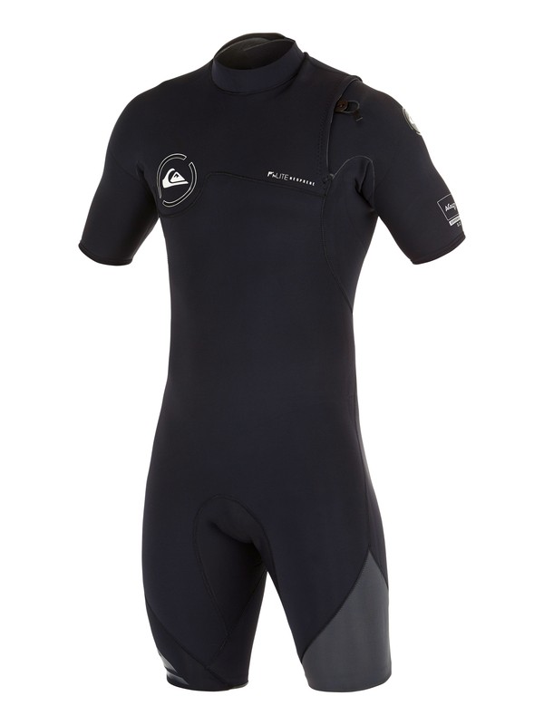 quiksilver, AG47 Zipperless 2/2mm - Kurzarm Springsuit, BLACK/ GRAPHITE (xkkk) 0 AG47 Zipperless 2/2mm - Kurzarm Springsuit AQYW503008 Quiksilver