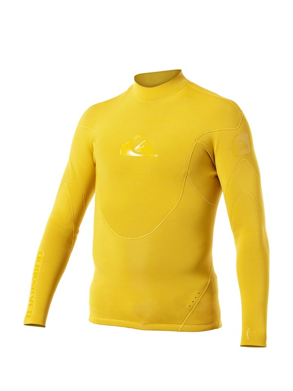 quiksilver, Ignite 2MM LS Monochrome Jacket, YELLOW (yel) 0 Ignite 2MM LS Monochrome Jacket AQYW800001 Quiksilver