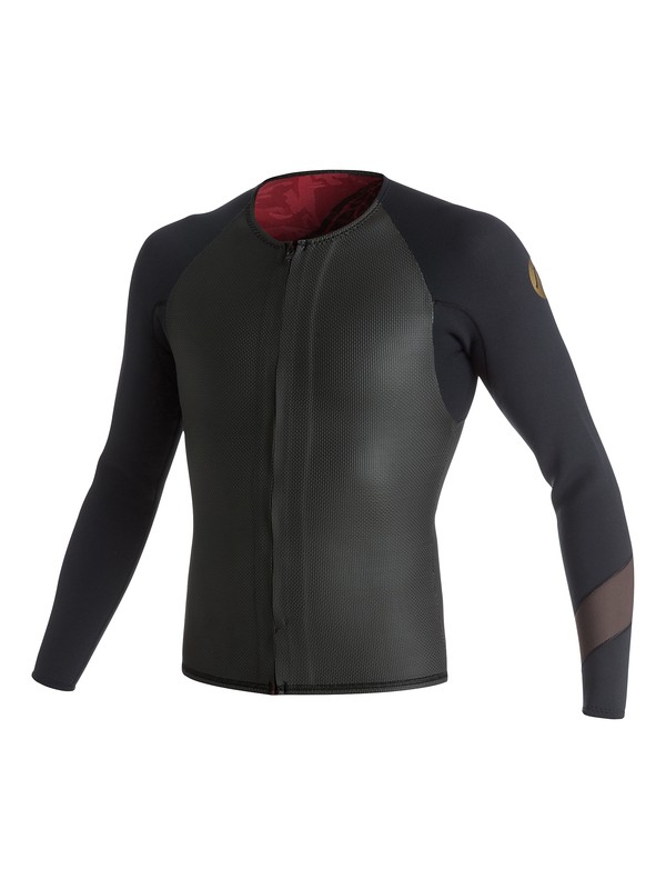 quiksilver, AG47 Modern Originals 2mm - Wetsuit Jacket, BLACK (kvd0) 0 AG47 Modern Originals 2mm - Wetsuit Jacket Black AQYW803027 Quiksilver