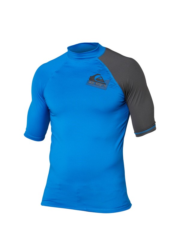 quiksilver, Cross Up SS Rashguard, ASTER BLUE (blu) 0 Cross Up SS Rashguard AQYWR00023 Quiksilver