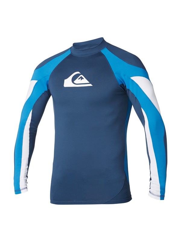quiksilver, TRILLA LS, NAVY/WHITE (xbbw) 0 TRILLA LS AQYWR00044 Quiksilver