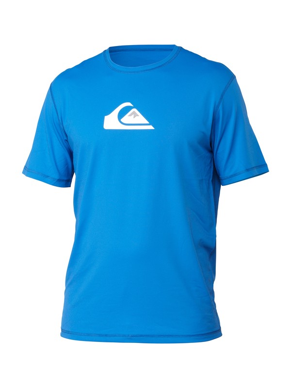 quiksilver, SOLID STREAK SS, SNORKLE BLUE (bqn0) 0 SOLID STREAK SS AQYWR00045 Quiksilver