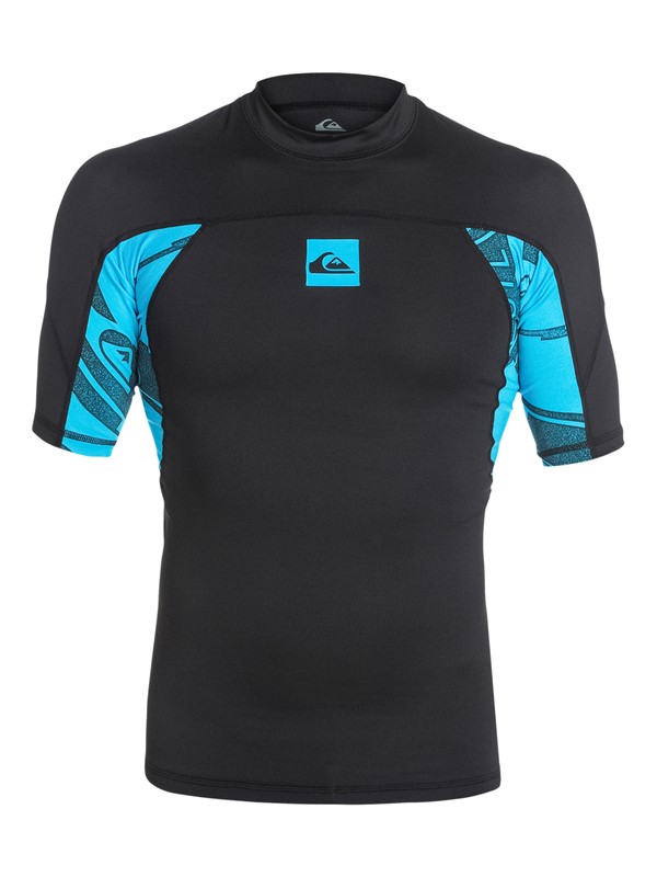 quiksilver, Sublimator - Lycra, BLACK/HAWAIIAN OCEAN (xkkb) 0 Sublimator - Lycra AQYWR03006 Quiksilver