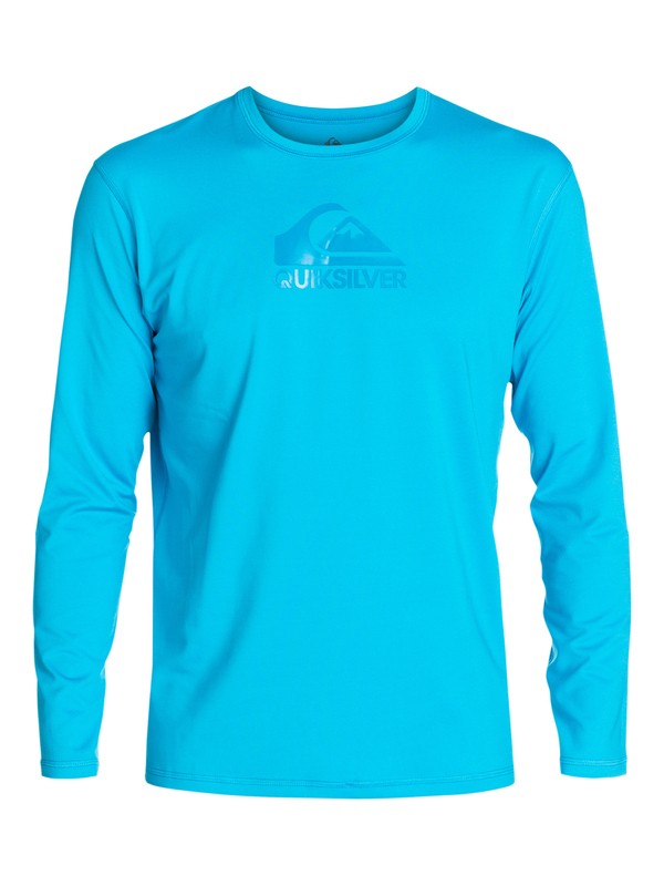 quiksilver, Solid Streak - Long Sleeve T-shirt Rash Guard, HAWAIIAN OCEAN (bmj0) 0 Solid Streak - Long Sleeve T-shirt Rash Guard AQYWR03009 Quiksilver