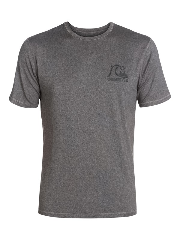 quiksilver, Herritage Short Sleeve Tee Fit Rashguard, CHARCOAL (smc0) 0 Herritage Short Sleeve Tee Fit Rashguard AQYWR03010 Quiksilver