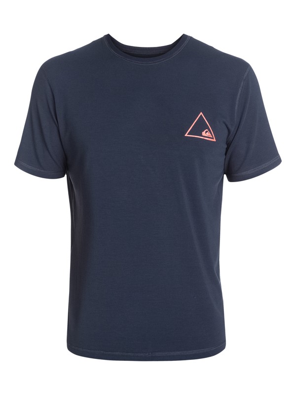 quiksilver, Round House Amphibian - Amphibian Short Sleeve T-shirt Rash Guard, NAVY BLAZER (byj0) 0 Round House Amphibian - Amphibian Short Sleeve T-shirt Rash Guard AQYWR03012 Quiksilver