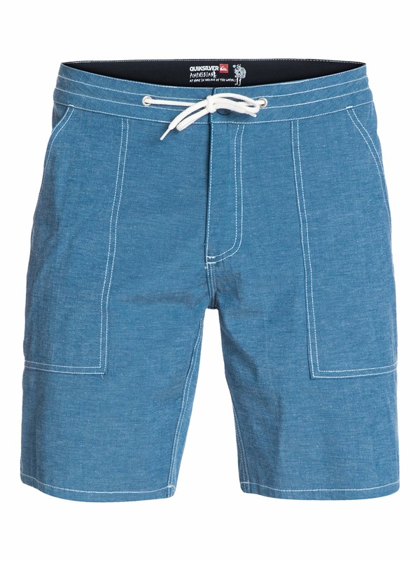quiksilver, Chilled 18” Amphibians, MOROCCAN BLUE (bsg0) 0 Chilled 18” Amphibians AQYWS03031 Quiksilver