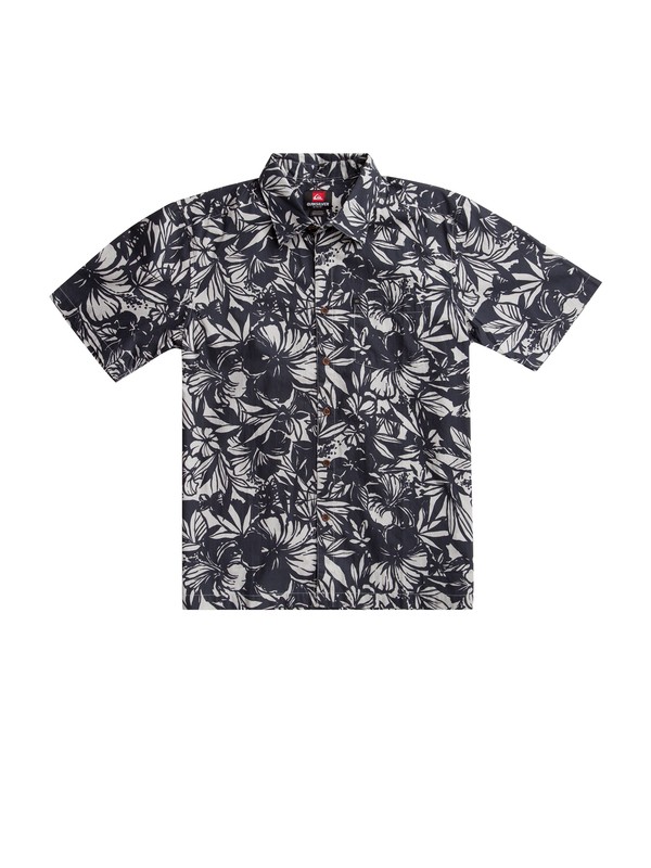 quiksilver, Izu Izu Short Sleeve Shirt, IZU IZU ALLOY (sgr6) 0 Izu Izu Short Sleeve Shirt AQYWT00162 Quiksilver