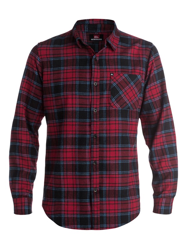 quiksilver, Bam Bam Long Sleeve Flannel Shirt, BAM BAM DESERT SUN (rrd1) 0 Bam Bam Long Sleeve Flannel Shirt AQYWT03030 Quiksilver