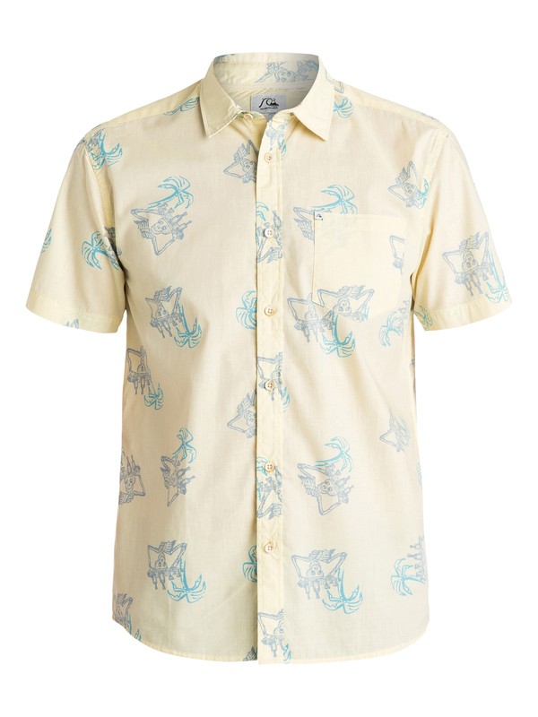 quiksilver, Camisa Dead Thursty, DEAD THURSTY PASTEL YELLOW (ydj6) 0 Camisa Dead Thursty AQYWT03043 Quiksilver