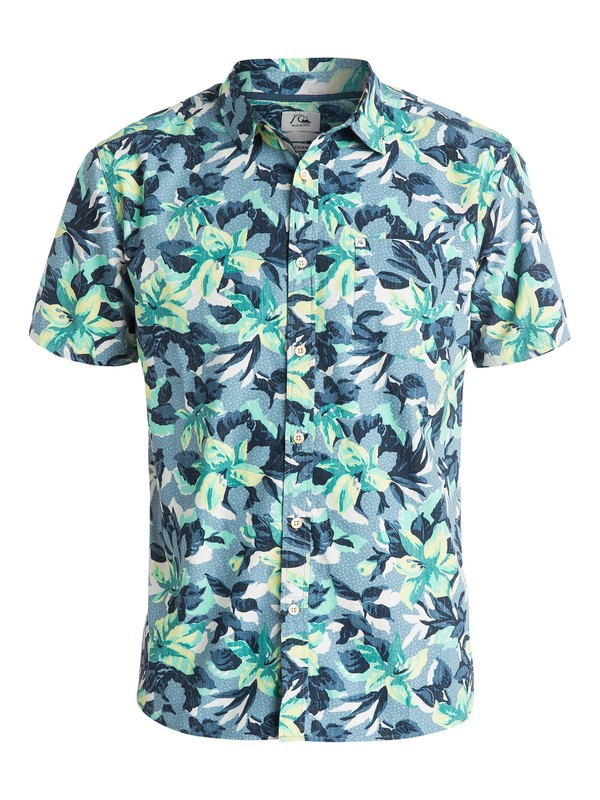 quiksilver, Camisa Floral, FLORAL WASHED NAVY (brq6) 0 Camisa Floral AQYWT03045 Quiksilver