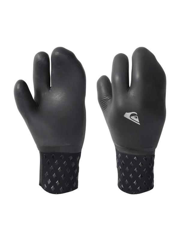 quiksilver, Neo Goo 5mm 3 Finger Gloves, BLACK (kvd0) 0 Neo Goo 5mm 3 Finger Gloves AQYWW00010 Quiksilver