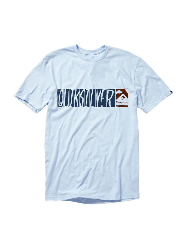 quiksilver, Mental Case T-Shirt, ICICLE (bfg0) 0 Mental Case T-Shirt AQYZT01091 Quiksilver