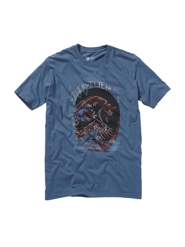 quiksilver, Mapped Out Slim Fit T-Shirt, AIRFORCE (bnd0) 0 Mapped Out Slim Fit T-Shirt AQYZT01156 Quiksilver