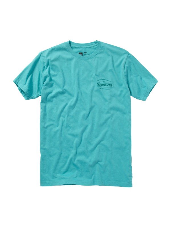 quiksilver, Time Travel Slim Fit T-Shirt, BALTIC (blk0) 0 Time Travel Slim Fit T-Shirt AQYZT01159 Quiksilver