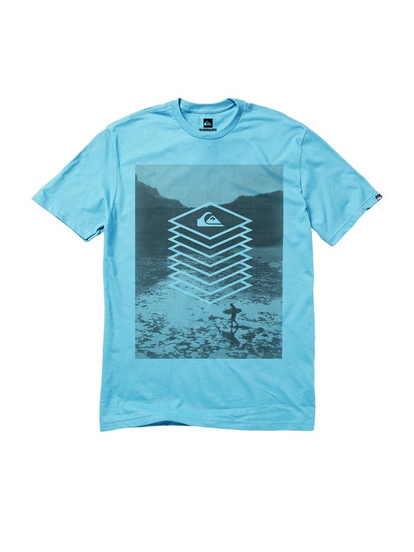 quiksilver, Traveler T-Shirt, LAGOON (bhr0) 0 Traveler T-Shirt AQYZT01421 Quiksilver