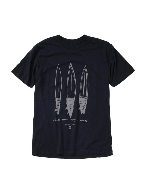 quiksilver, Weapons Slim Fit T-Shirt, BLACK (kvj0) 0 Weapons Slim Fit T-Shirt AQYZT01436 Quiksilver