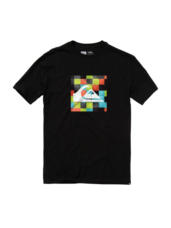 quiksilver, Mini Check Slim Fit T-Shirt, BLACK (kvj0) 0 Mini Check Slim Fit T-Shirt AQYZT01471 Quiksilver