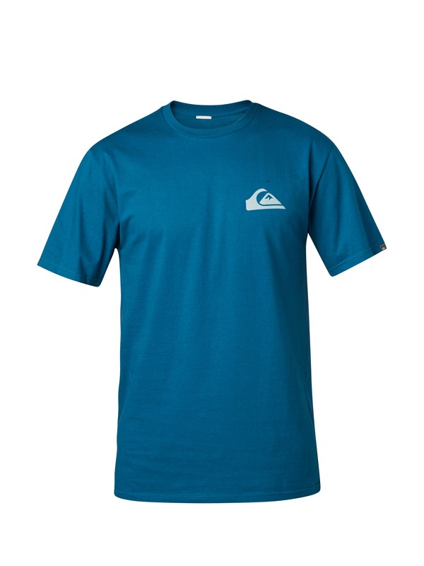 quiksilver, One Wave Slim Fit T-Shirt, MOROCCAN BLUE (bsg0) 0 One Wave Slim Fit T-Shirt AQYZT03039 Quiksilver