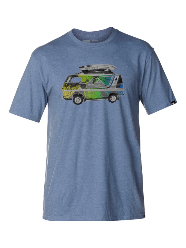 quiksilver, Open Road Slim Fit T-Shirt, BLUESTONE HEATHER (bzjh) 0 Open Road Slim Fit T-Shirt AQYZT03045 Quiksilver